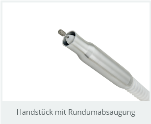 Fußpflegegerät mit Absaugung Medeas Chrome 40.000 U/Min.